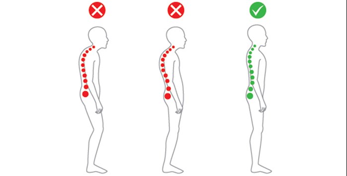 correct sitting posture